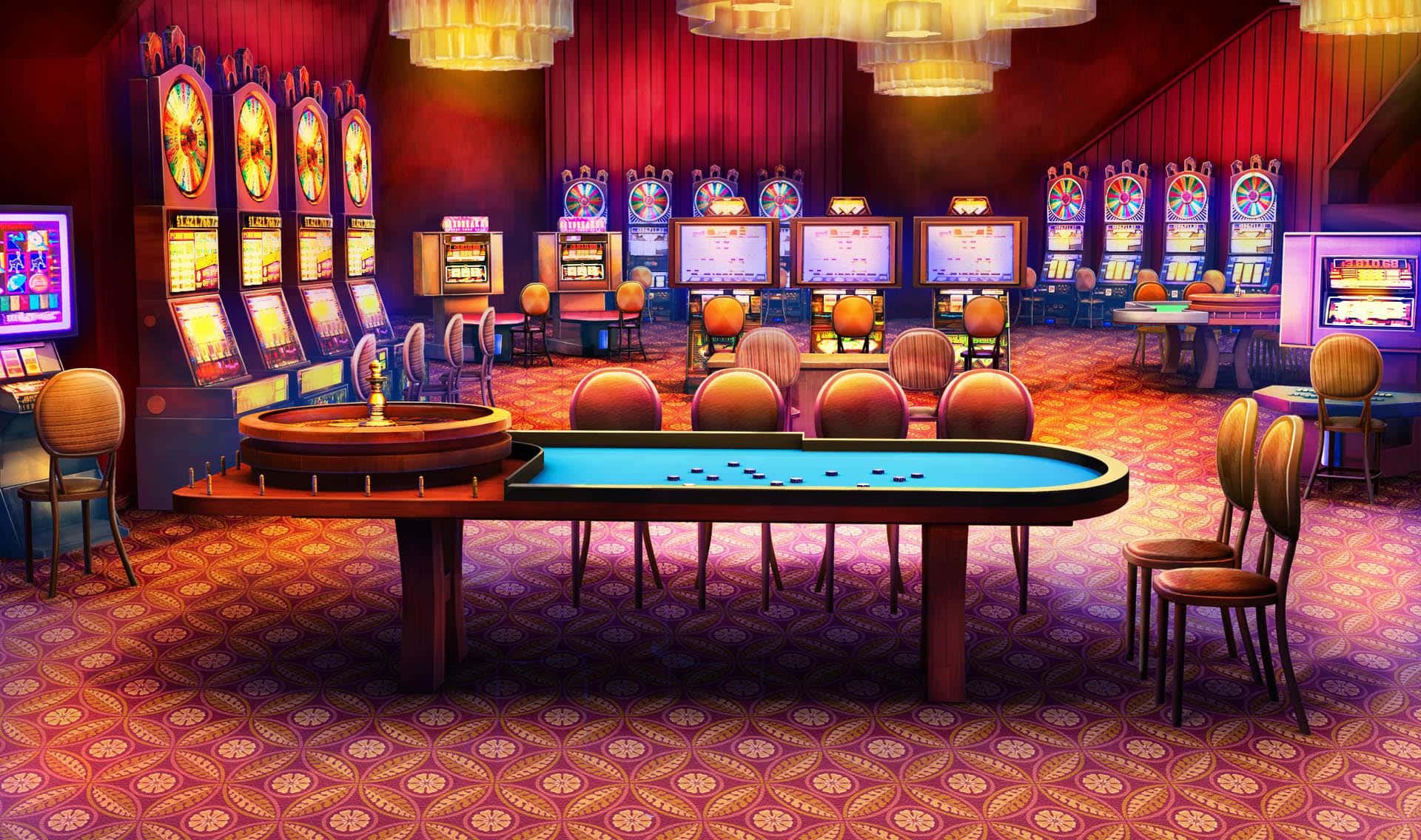Mobile app dashboard showing sports and casino games